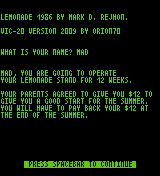 Lemonade Stand